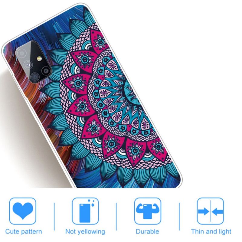 Etui Samsung Galaxy M51 Kolorowa Mandala