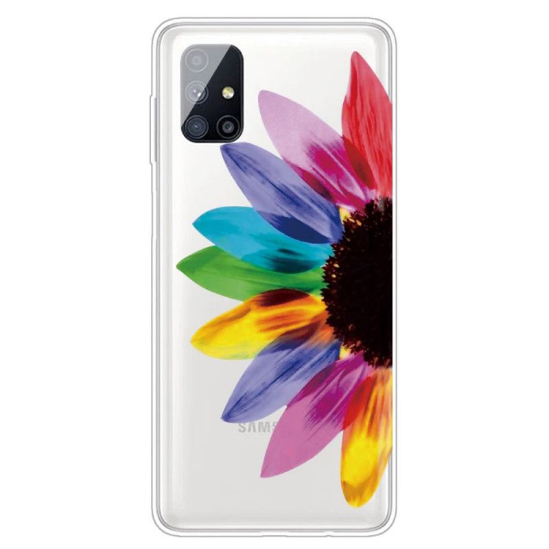 Etui Samsung Galaxy M51 Kolorowy Kwiat