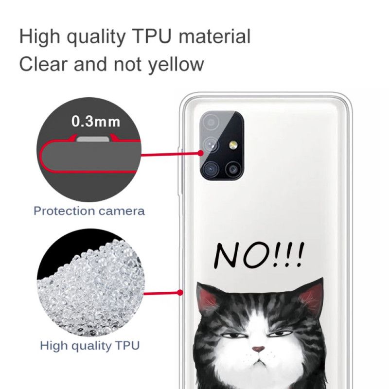 Etui Samsung Galaxy M51 Kot. Który Mówi Nie