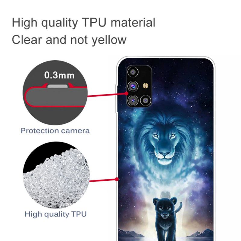 Etui Samsung Galaxy M51 Lwiątko