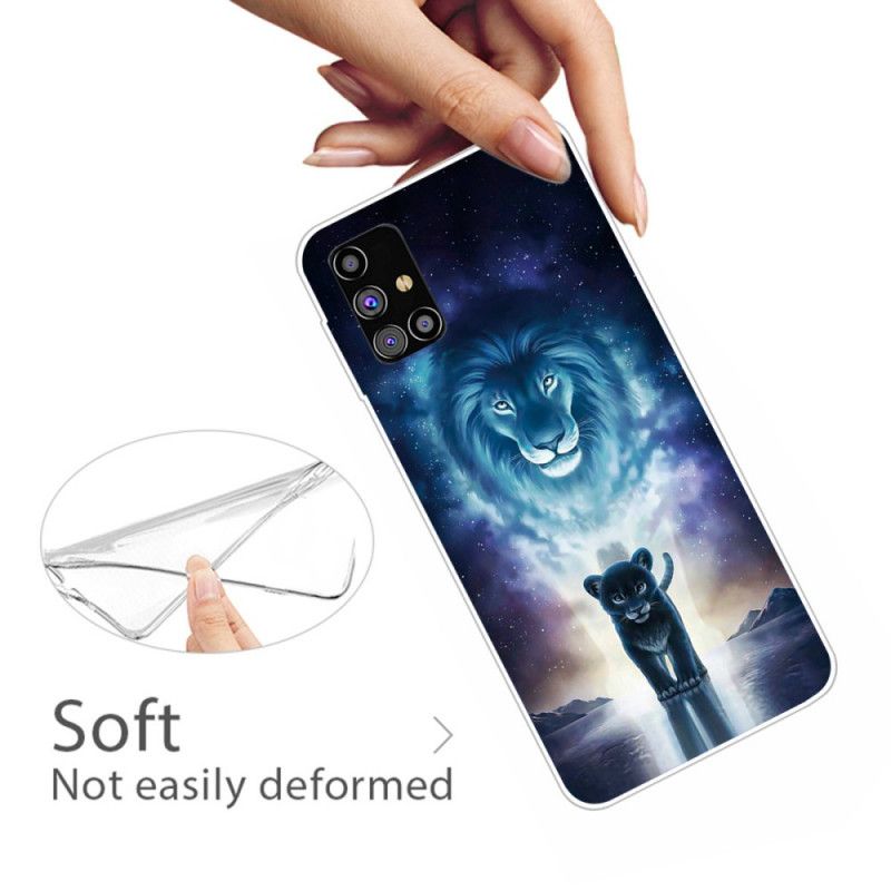 Etui Samsung Galaxy M51 Lwiątko