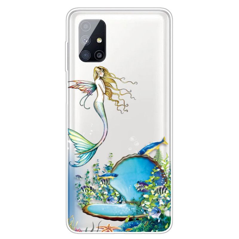 Etui Samsung Galaxy M51 Niebieska Syrena