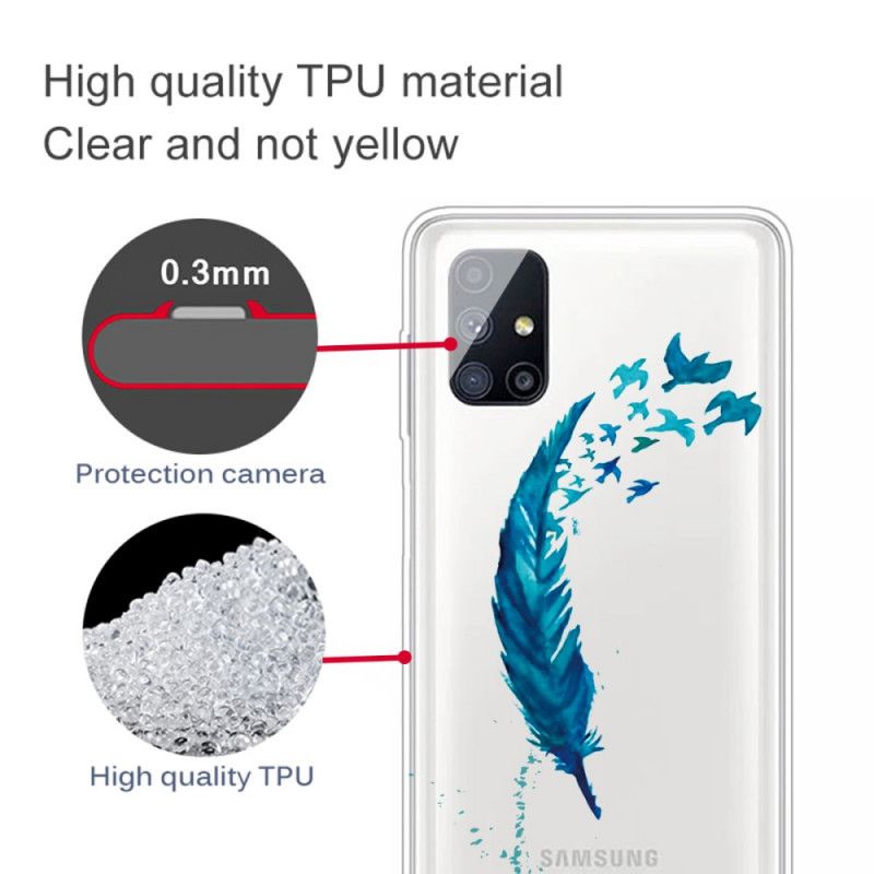 Etui Samsung Galaxy M51 Piękne Pióro