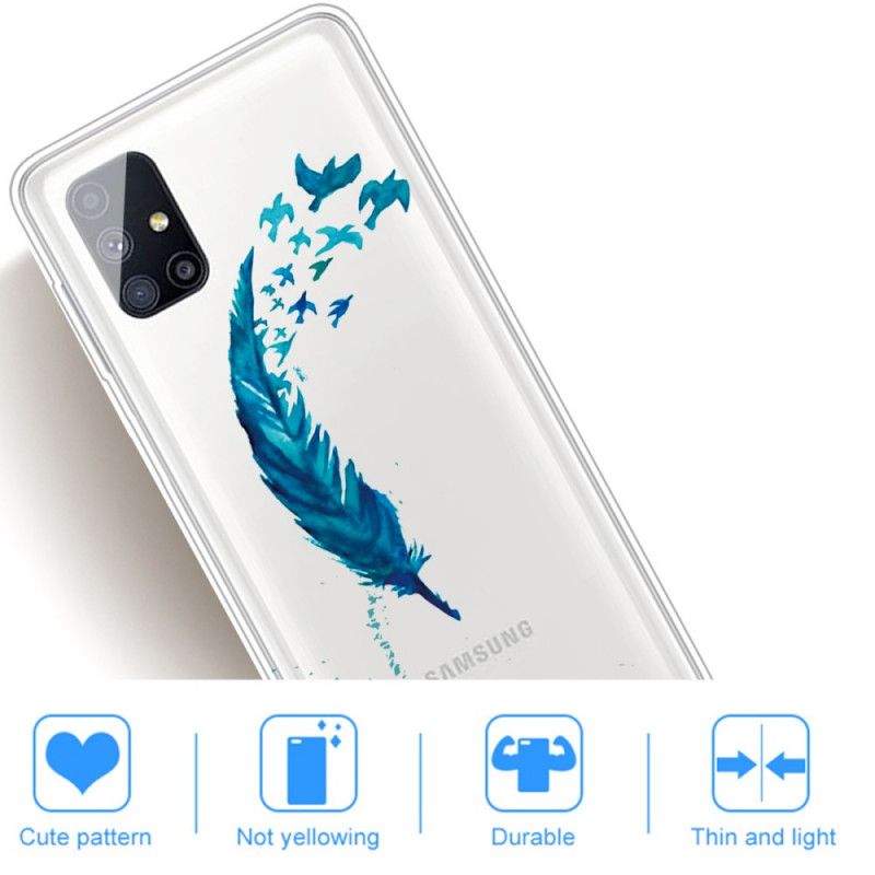 Etui Samsung Galaxy M51 Piękne Pióro