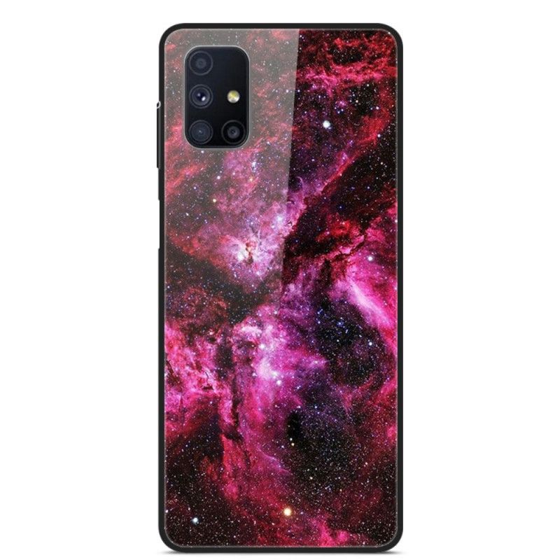 Etui Samsung Galaxy M51 Różowe Szkło Hartowane