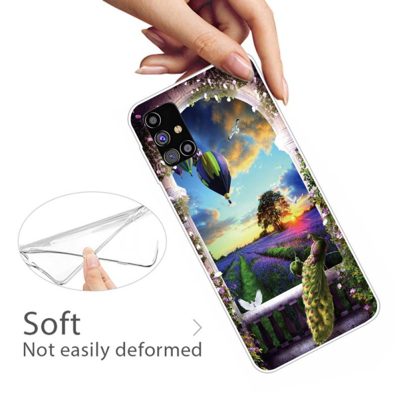 Etui Samsung Galaxy M51 Wąż Do Balonu Na Gorące Powietrze