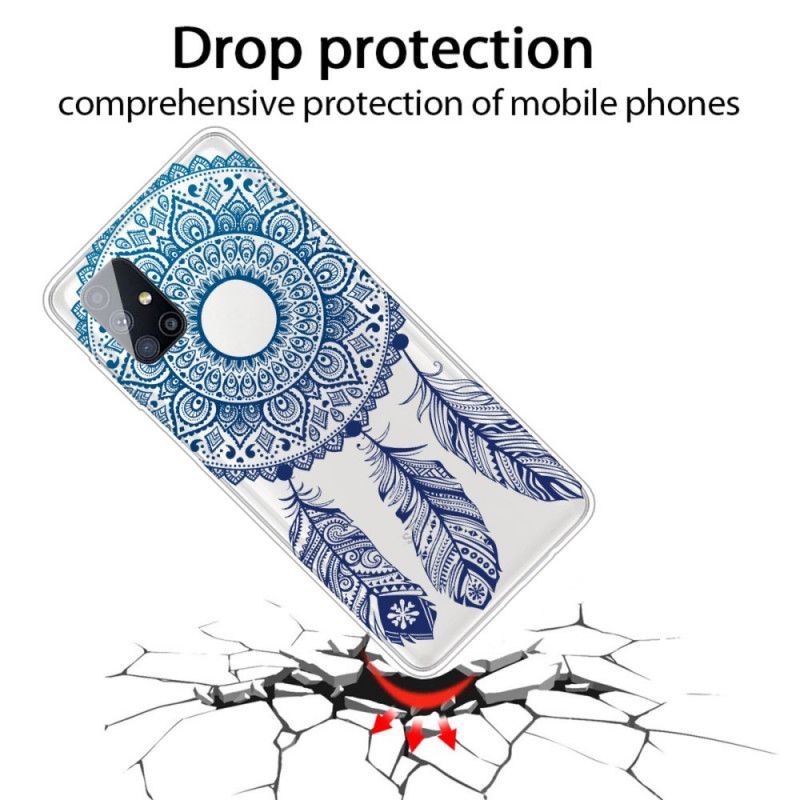 Etui Samsung Galaxy M51 Wyjątkowa Kwiatowa Mandala