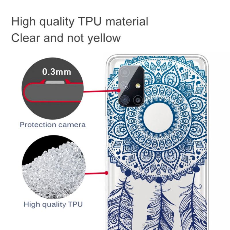 Etui Samsung Galaxy M51 Wyjątkowa Kwiatowa Mandala