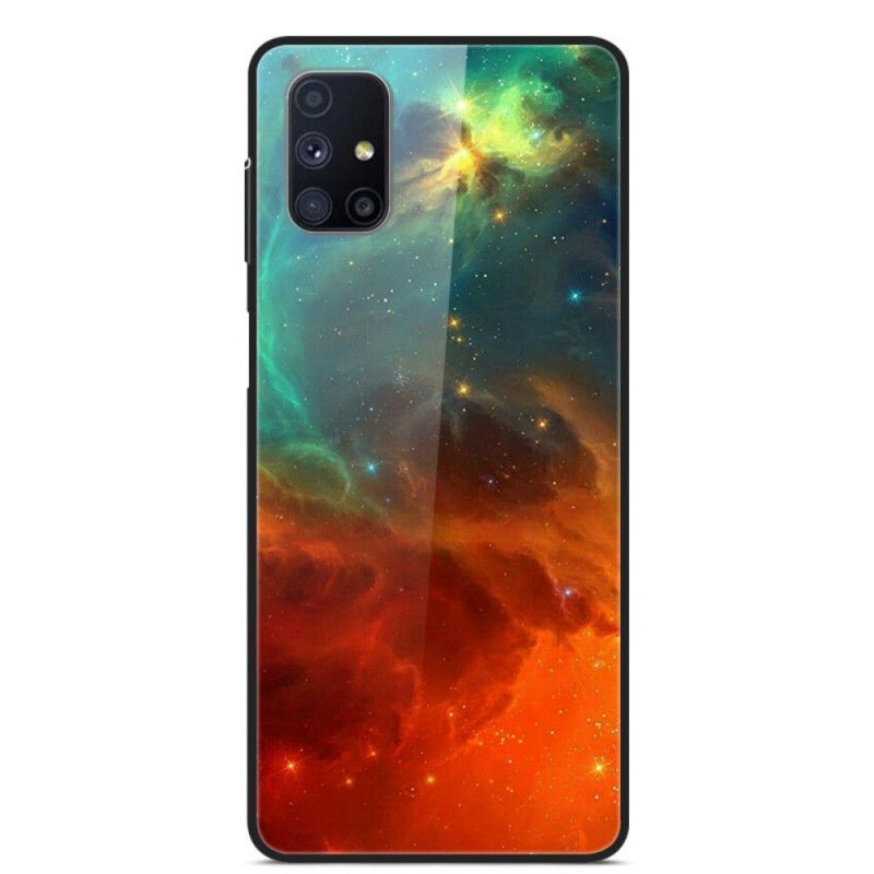 Etui Samsung Galaxy M51 Zielony Czerwony Czerwone I Zielone Niebo