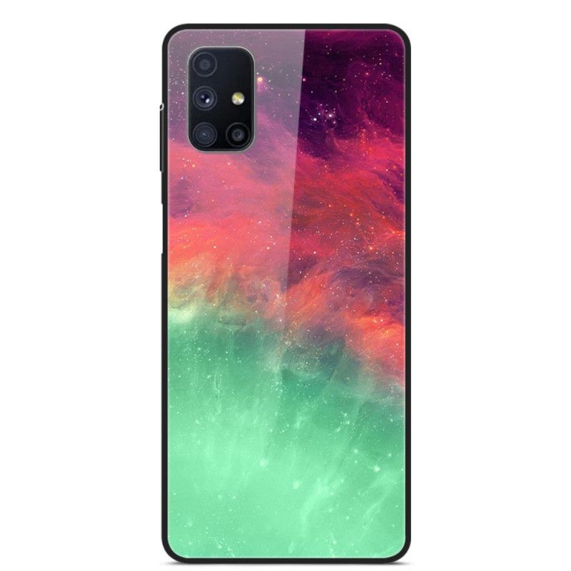 Etui Samsung Galaxy M51 Zielony Czerwony Czerwone I Zielone Niebo