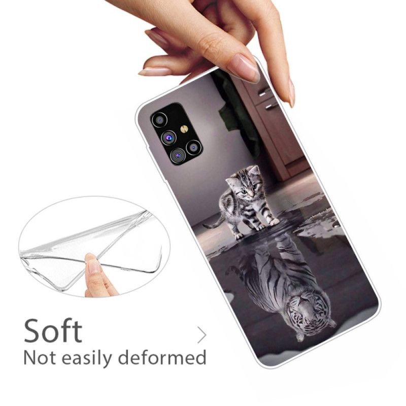 Futerały Samsung Galaxy M51 Etui na Telefon Ernest Tygrys