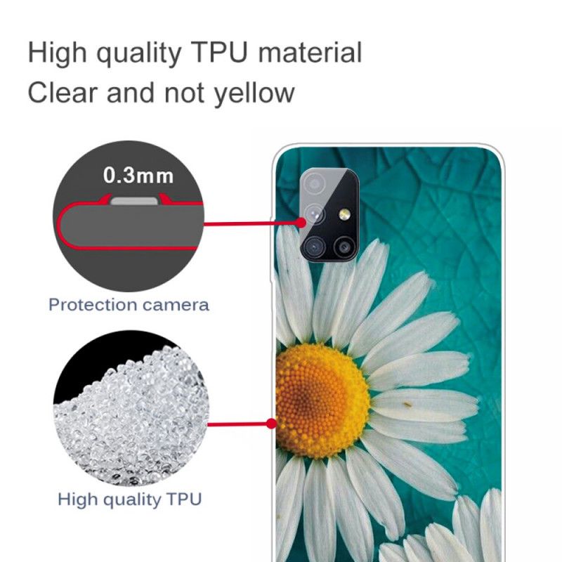 Futerały Samsung Galaxy M51 Etui na Telefon Stokrotka