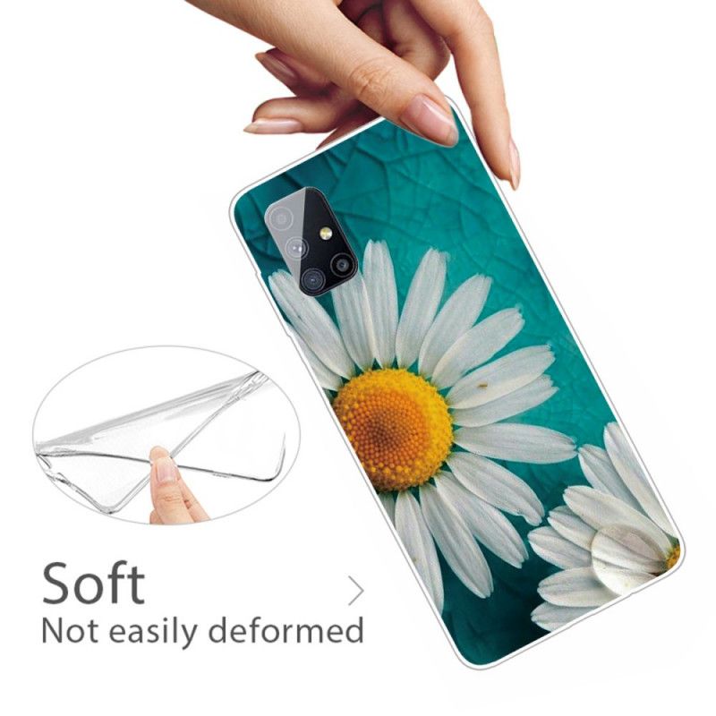 Futerały Samsung Galaxy M51 Etui na Telefon Stokrotka