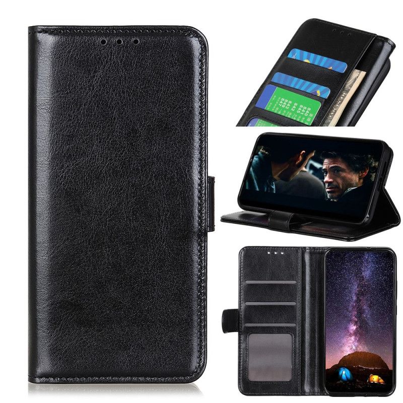 Etui Folio Huawei P40 Lite 5G Czerwony Finezyjna Imitacja Skóry Etui Ochronne