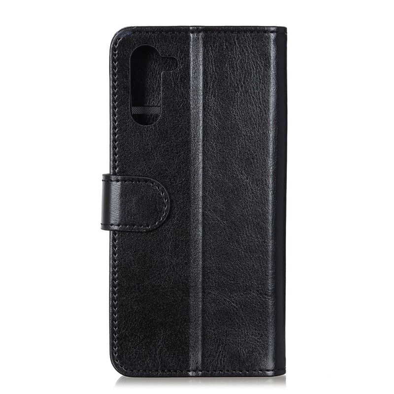 Etui Folio Huawei P40 Lite 5G Czerwony Finezyjna Imitacja Skóry Etui Ochronne