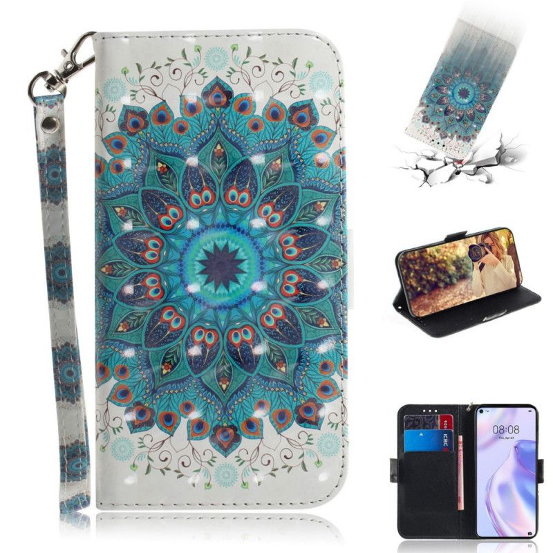 Etui Folio Huawei P40 Lite 5G Mistrzowska Mandala Etui Ochronne