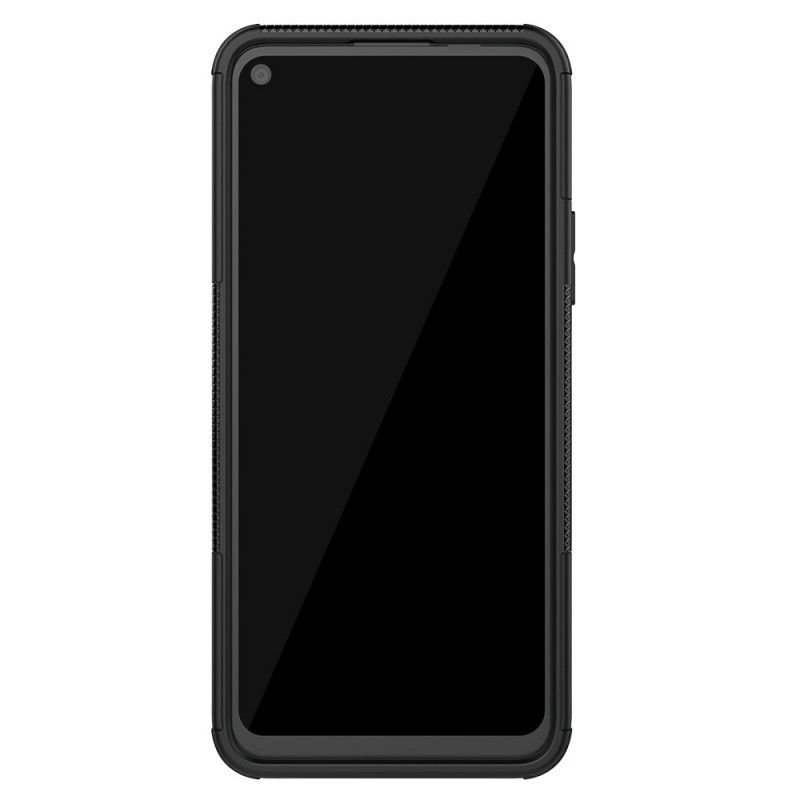 Etui Huawei P40 Lite 5G Biały Czarny Ultra Odporny