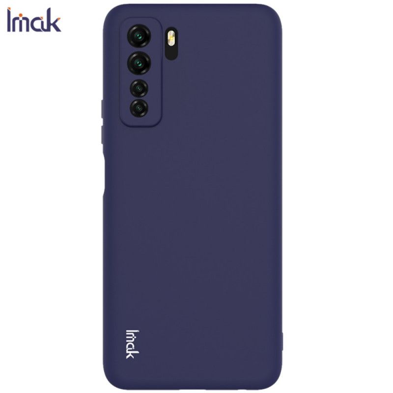 Etui Huawei P40 Lite 5G Granatowy Czarny Seria Imak Mate Uc-1