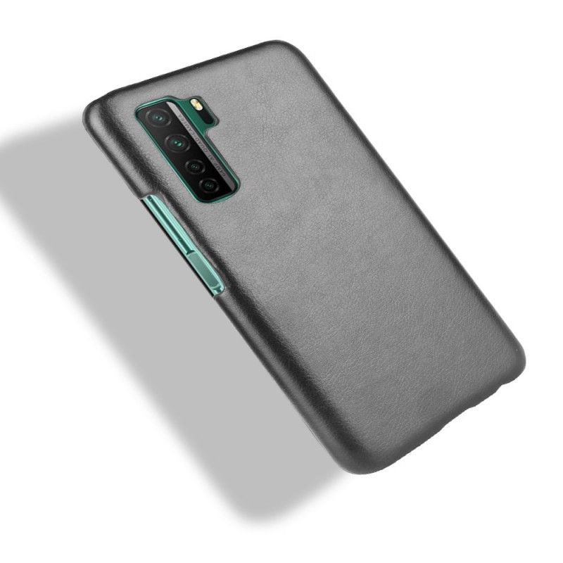 Etui Huawei P40 Lite 5G Szary Czarny Efekt Skóry Lychee Performance Etui Ochronne