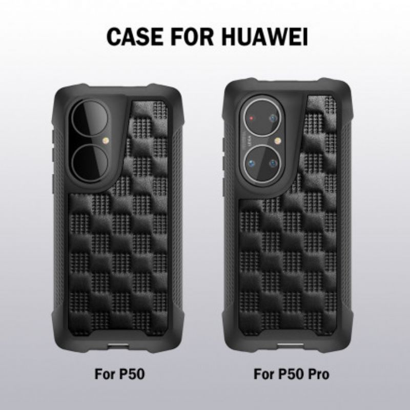 Etui Do Huawei P50 Wzmocnione Narożniki W Stylu Pikowanym