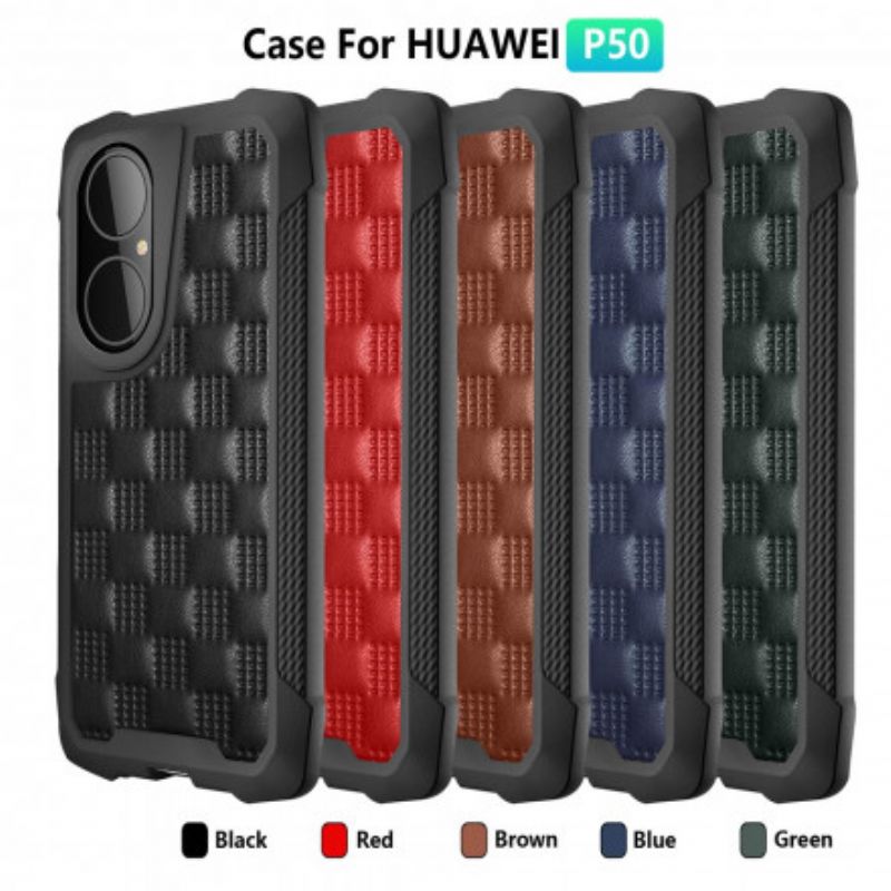 Etui Do Huawei P50 Wzmocnione Narożniki W Stylu Pikowanym