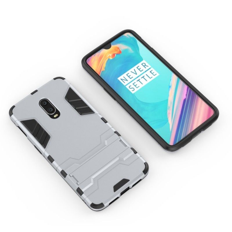 Etui OnePlus 7 Czerwony Czarny Ultra Odporny Z Podpórką