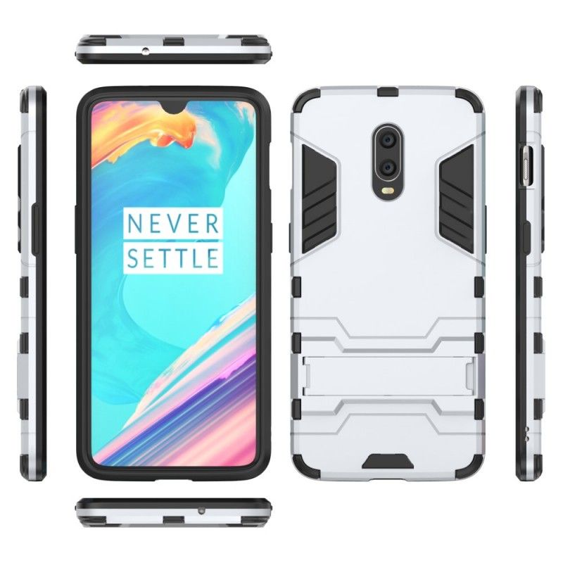 Etui OnePlus 7 Czerwony Czarny Ultra Odporny Z Podpórką