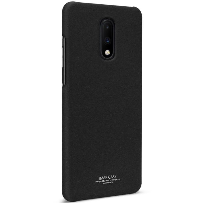 Etui OnePlus 7 Granatowy Czarny Pierścień Imak