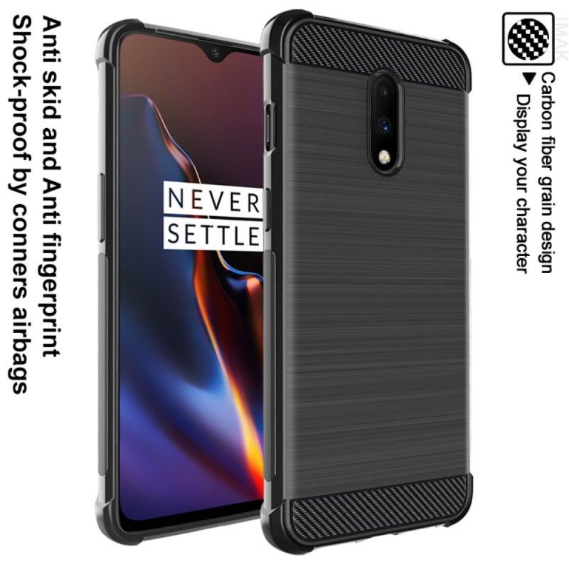 Futerały OnePlus 7 Etui na Telefon Szczotkowane Włókno Węglowe Imak