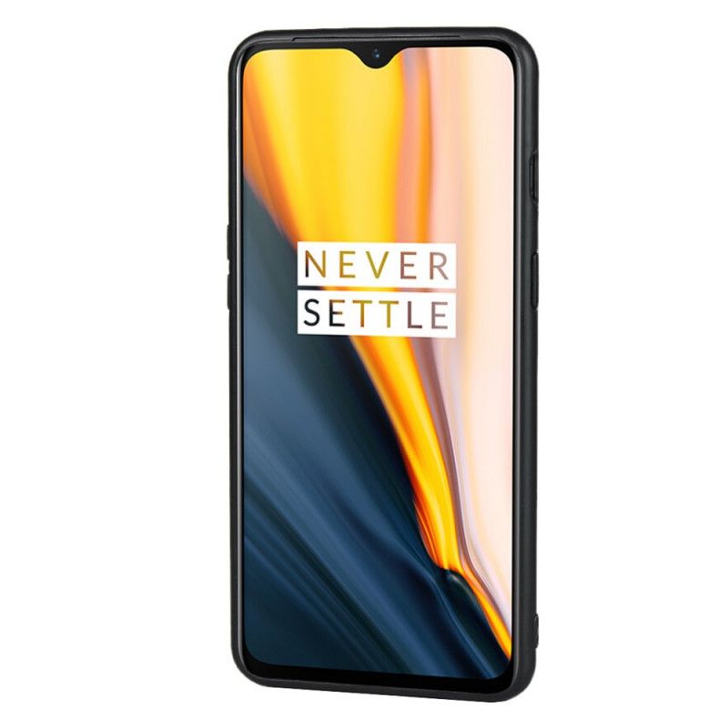 Futerały OnePlus 7 Kawowy Czarny Podwójny Uchwyt Na Karty