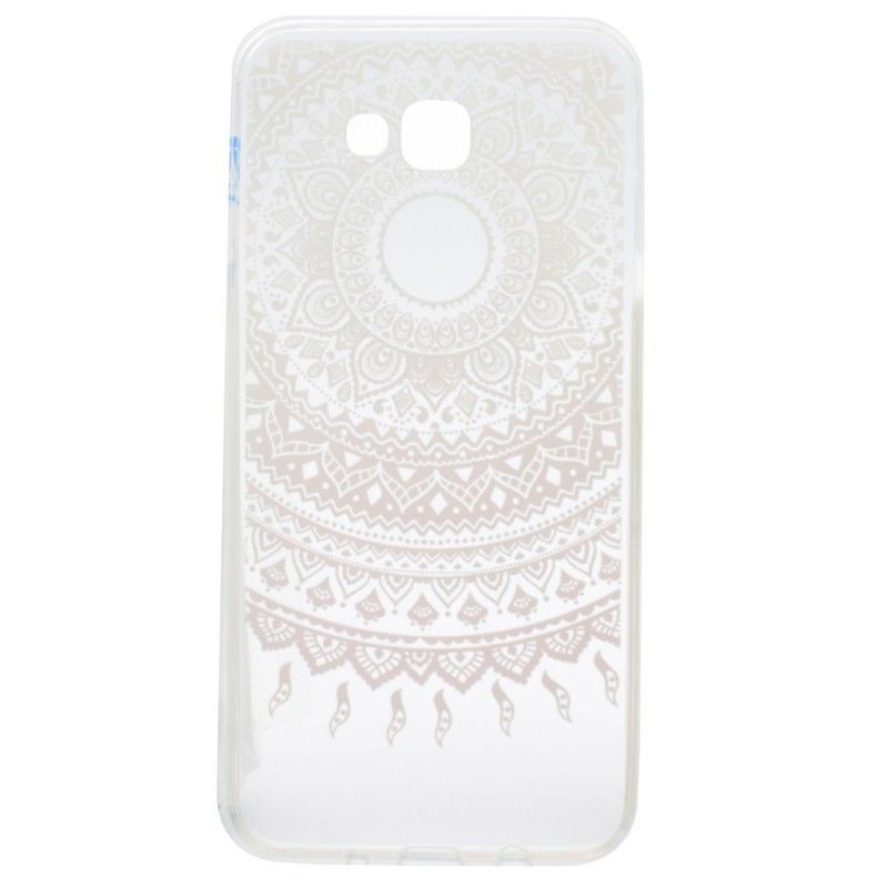 Etui Samsung Galaxy A3 2017 Róża Przezroczysta Kolorowa Mandala