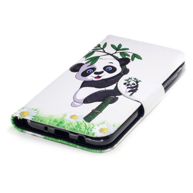 Etui Folio Samsung Galaxy J7 2017 Panda Na Bambusie Etui Ochronne