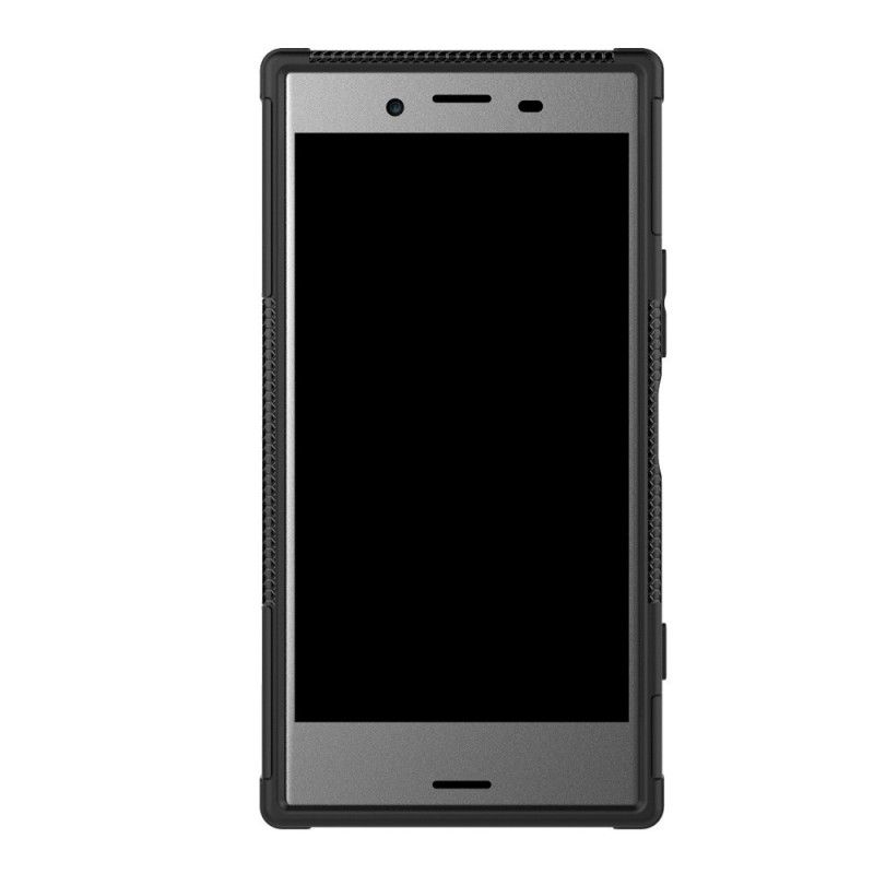 Etui Sony Xperia XZ1 Compact Biały Czarny Ultra Odporny