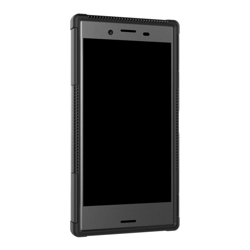 Etui Sony Xperia XZ1 Compact Biały Czarny Ultra Odporny