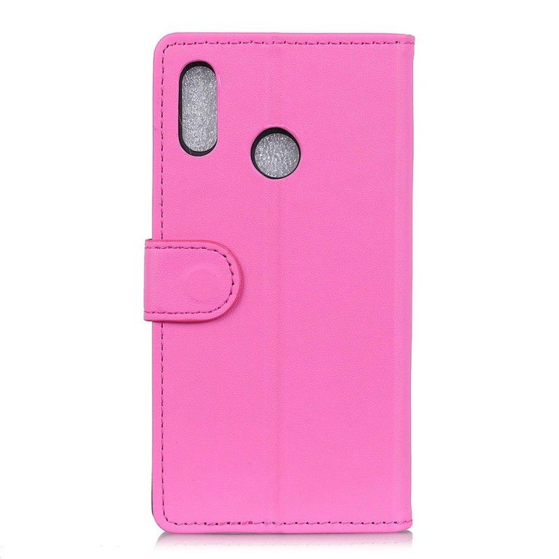 Etui Folio Huawei P30 Lite Biały Czarny Ekoskóra W Stylu Retro