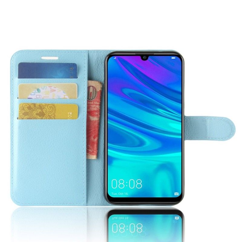 Etui Folio Huawei P30 Lite Biały Czarny Klasyczny Etui Ochronne