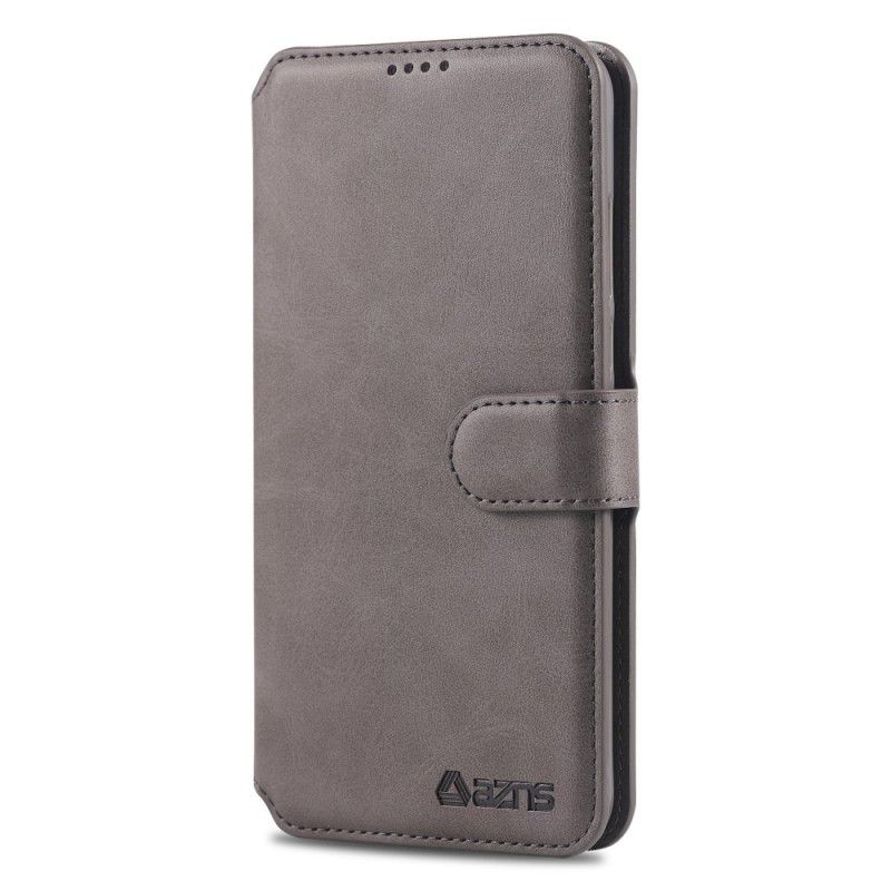 Etui Folio Huawei P30 Lite Czerwony Czarny Retro Azns Etui Ochronne