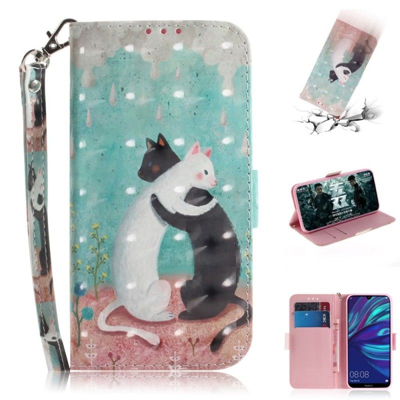 Etui Folio Huawei P30 Lite Koci Przyjaciele Ze Stringami