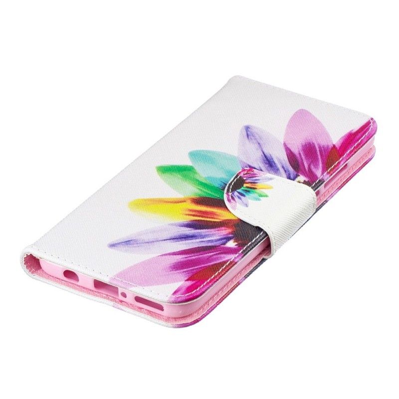 Etui Folio Huawei P30 Lite Kwiat Akwareli Etui Ochronne