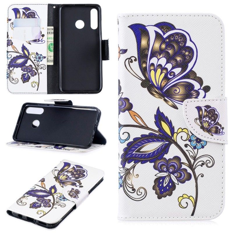 Etui Folio Huawei P30 Lite Tatuaż Motyla