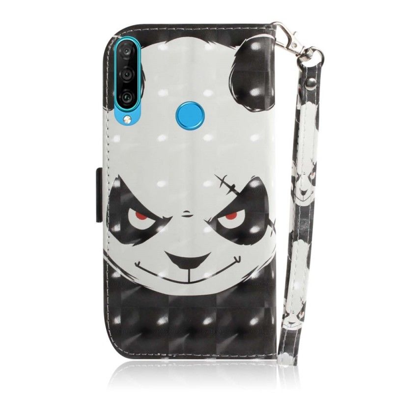 Etui Folio Huawei P30 Lite Wściekła Panda W Stringach Etui Ochronne