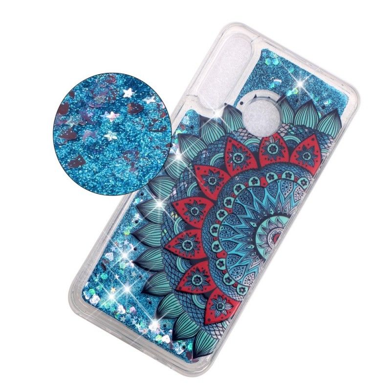 Etui Huawei P30 Lite Błyszcząca Przezroczysta Mandala