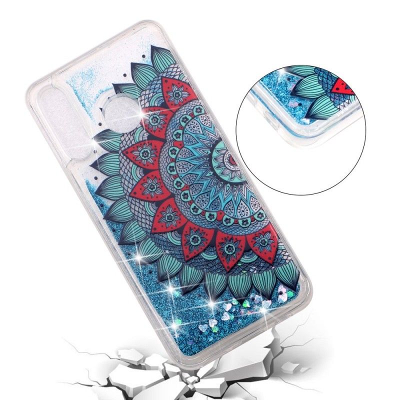 Etui Huawei P30 Lite Błyszcząca Przezroczysta Mandala