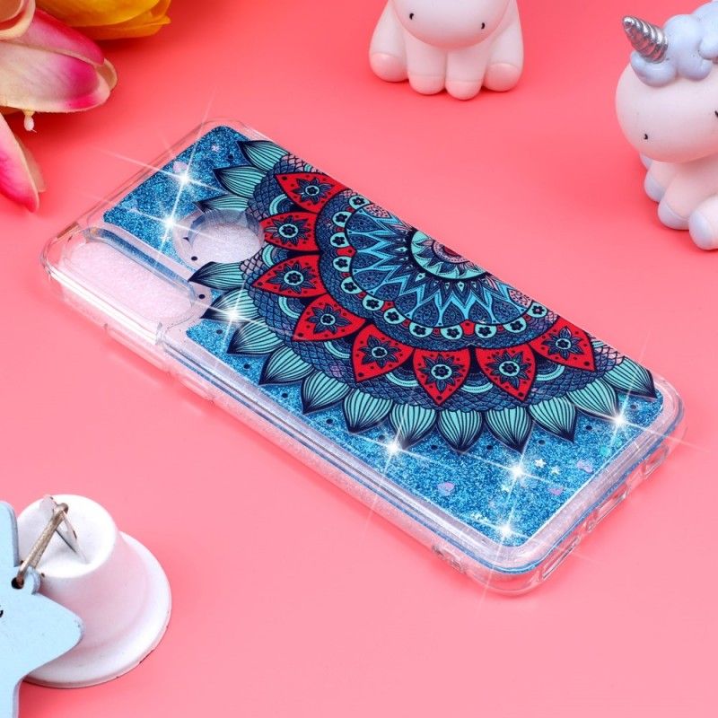 Etui Huawei P30 Lite Błyszcząca Przezroczysta Mandala