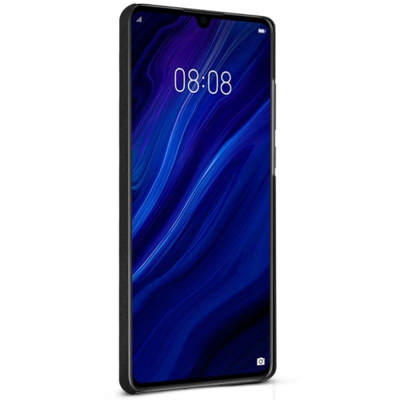 Etui Huawei P30 Lite Ciemnoniebieski Seria Jedwabna Etui Ochronne