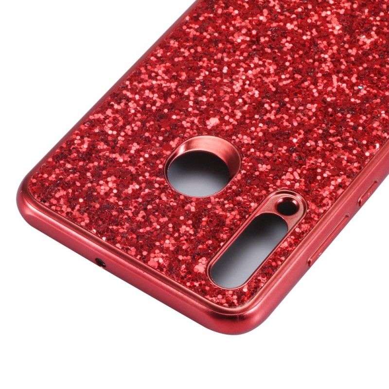 Etui Huawei P30 Lite Czerwony Czarny Jestem Blaskiem