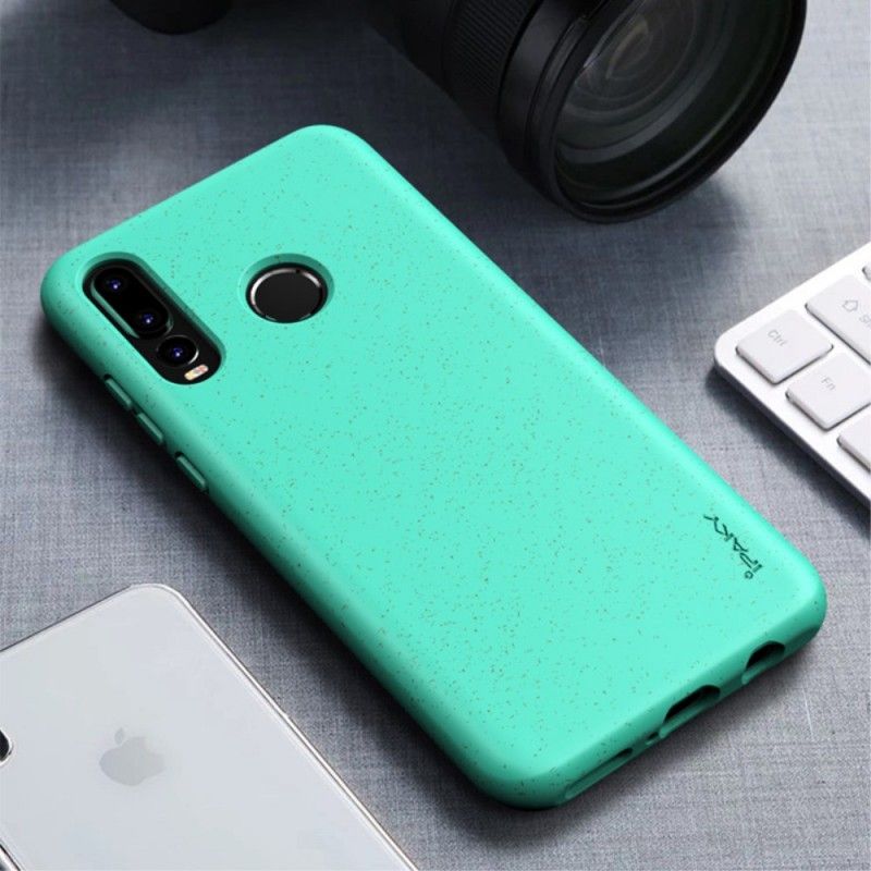 Etui Huawei P30 Lite Czerwony Czarny Seria Ipaky Matte Etui Ochronne