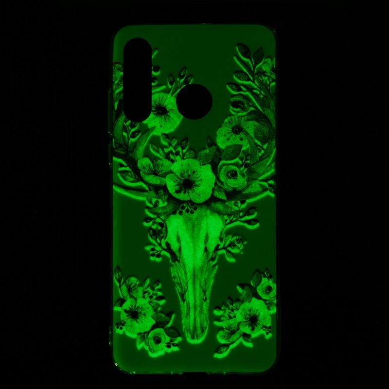 Etui Huawei P30 Lite Fluorescencyjny Łoś Kwitnący