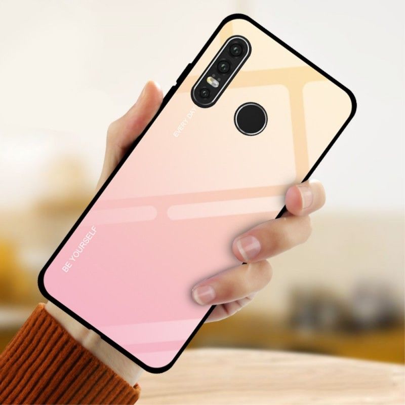 Etui Huawei P30 Lite Magenta Czerwony Kolor Ocynkowany Etui Ochronne