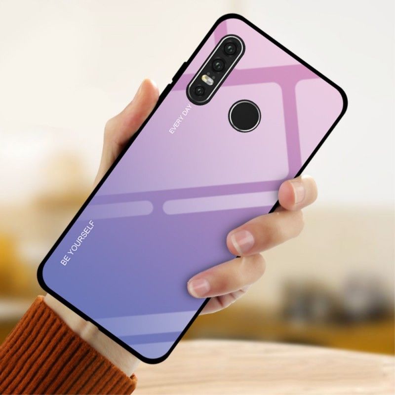 Etui Huawei P30 Lite Magenta Czerwony Kolor Ocynkowany Etui Ochronne